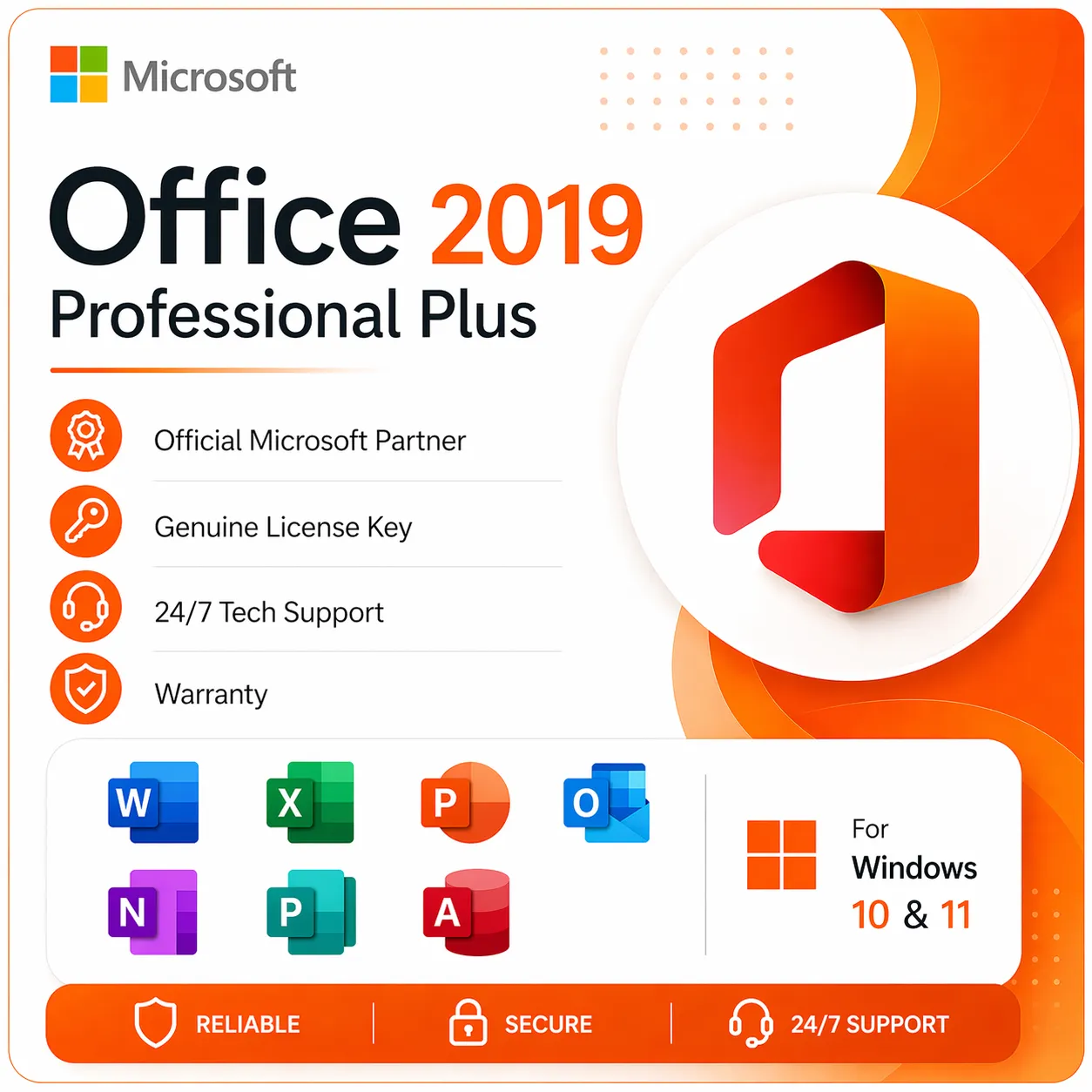 Office 2019 Professional Plus – مفتاح جهاز واحد