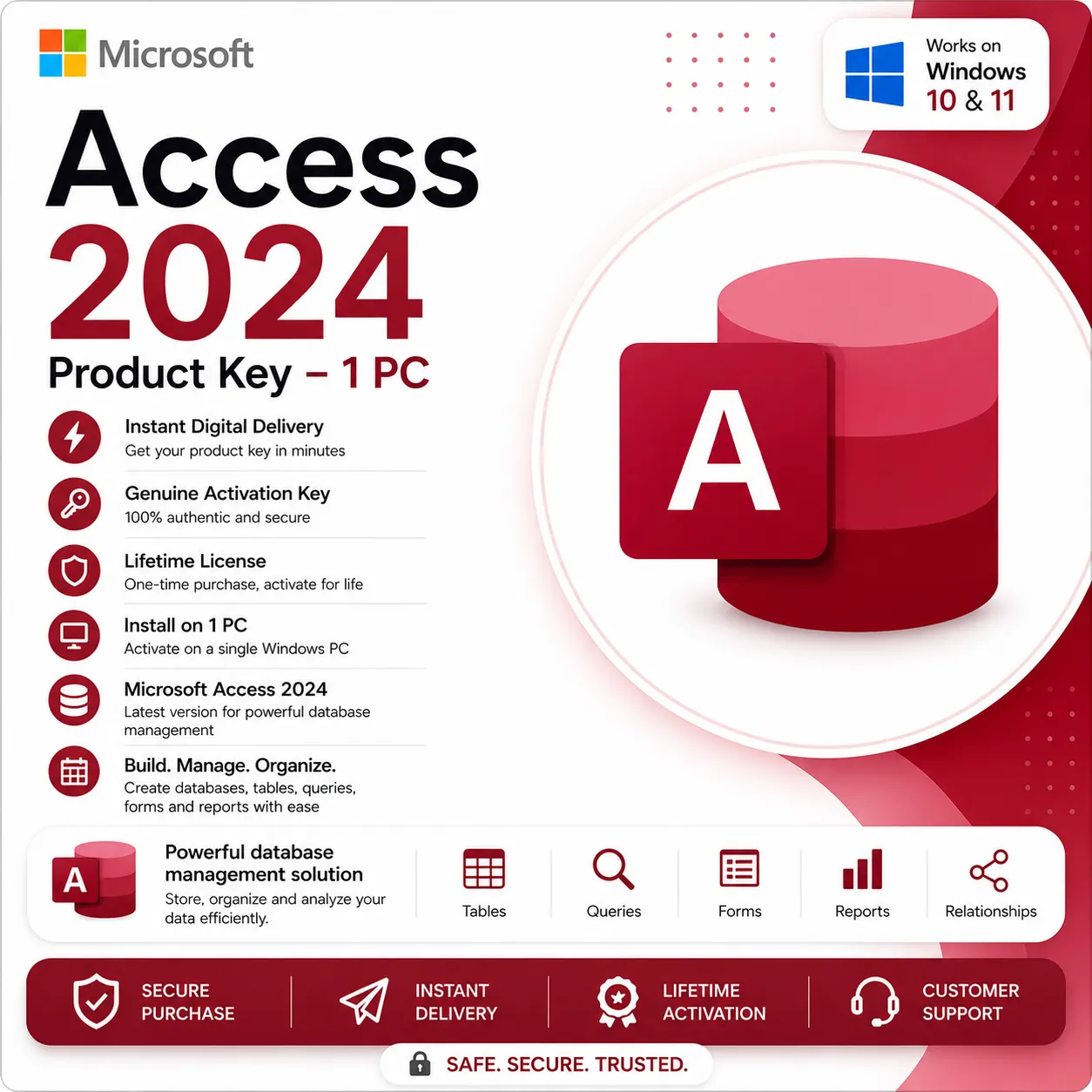 Access 2024 – مفتاح جهاز واحد